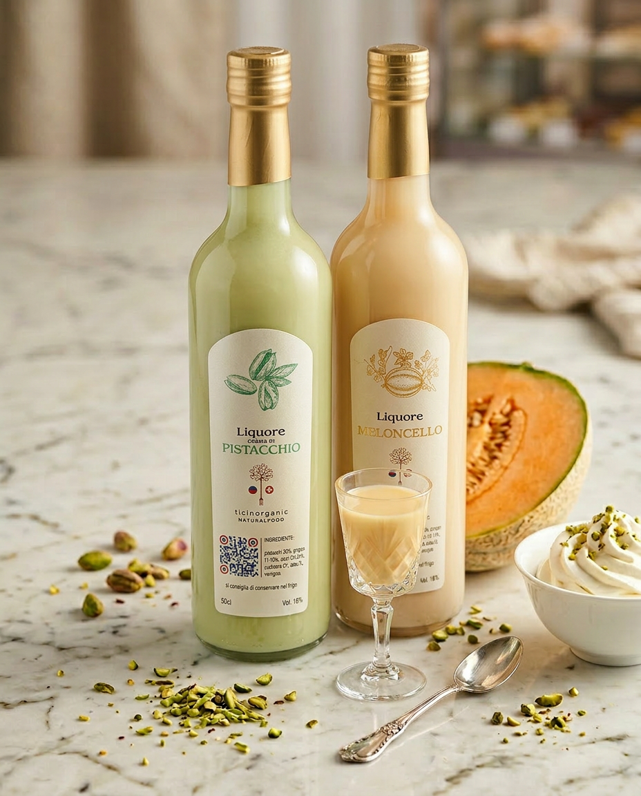 Collezione Liquori Dolci e Cremosi — Ticinorganic naturalfood del Ticino