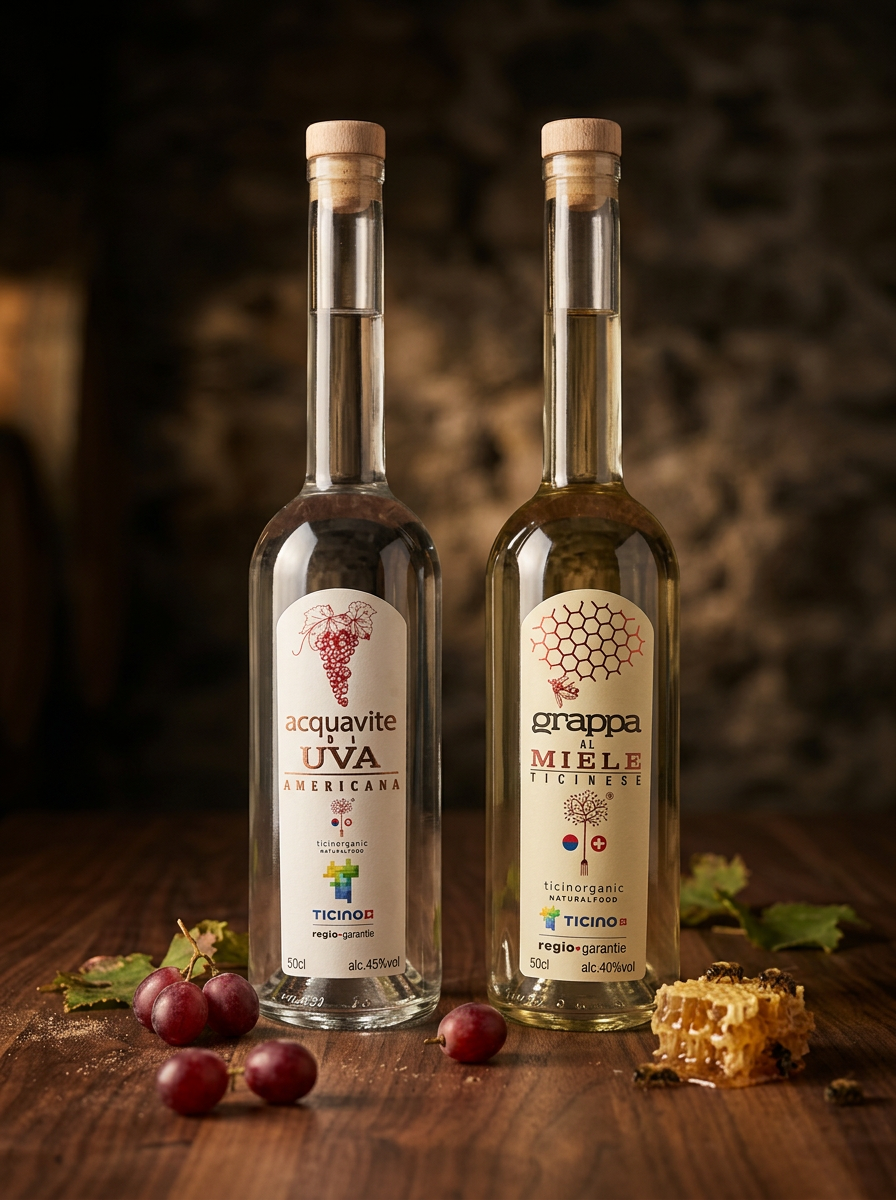 Collezione Grappa e Acquaviti — Ticinorganic naturalfood del Ticino
