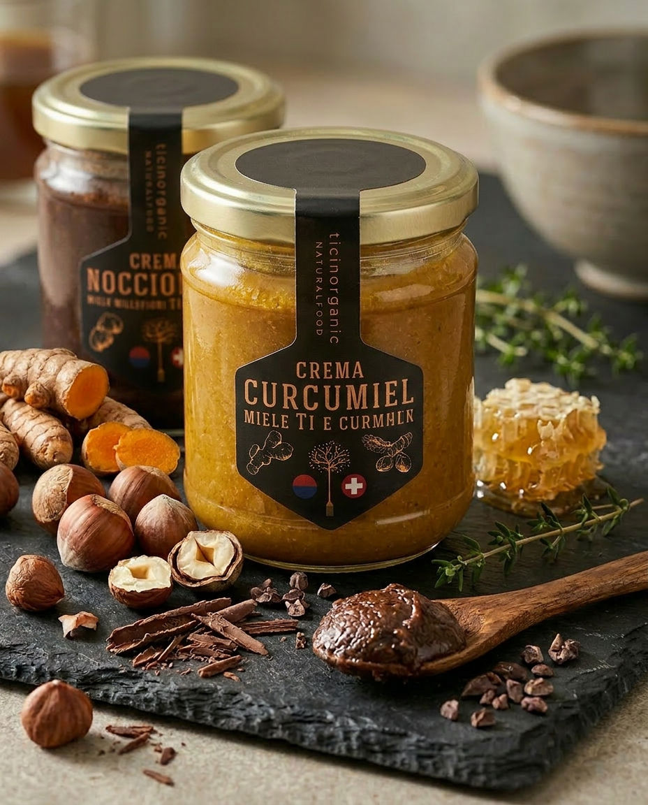 Collezione Mieli Lavorati — Ticinorganic naturalfood del Ticino